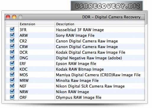 Screenshot of Mac Camera Picture Recovery
