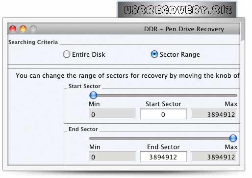 Screenshot of Mac USB Recovery