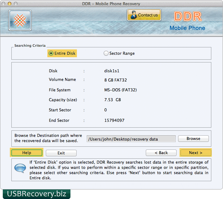 MAC mobile phone recovery software screenshots cell phones data retrieval
