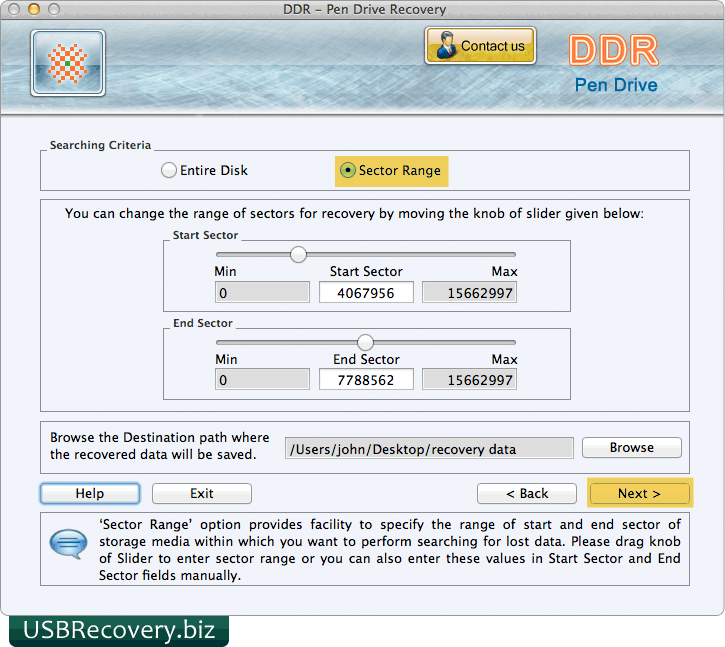 Mac USB recovery Software